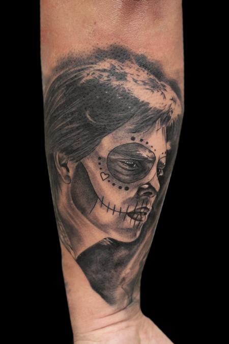 Tattoos - DAY OF THE DEAD PORTRAIT - 101145